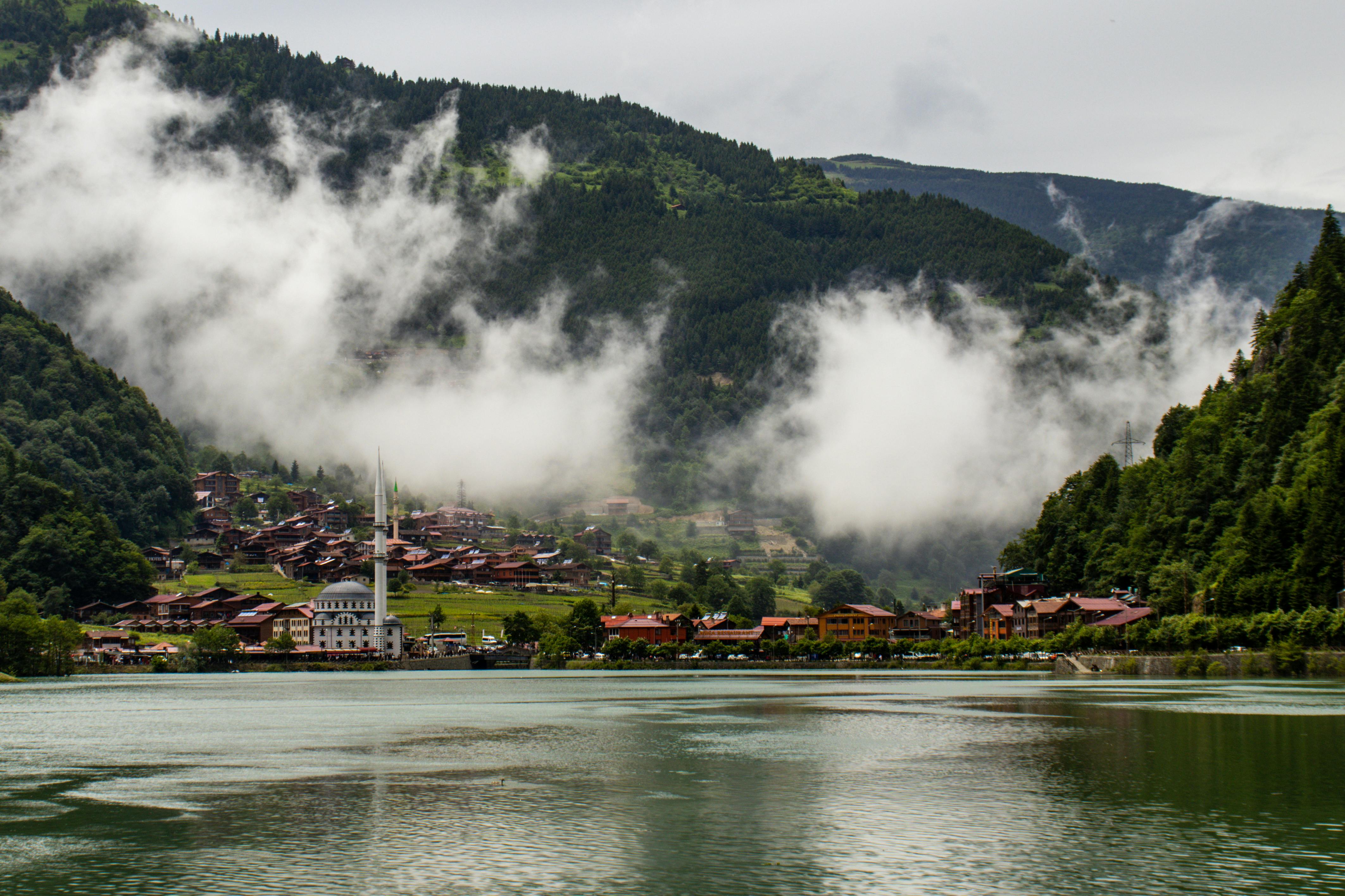 Uzungöl Lake panoramic view - Trabzon's natural beauty